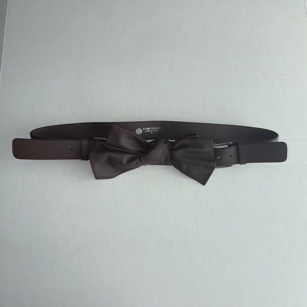 B-Low the Belt Brown Bow Belt